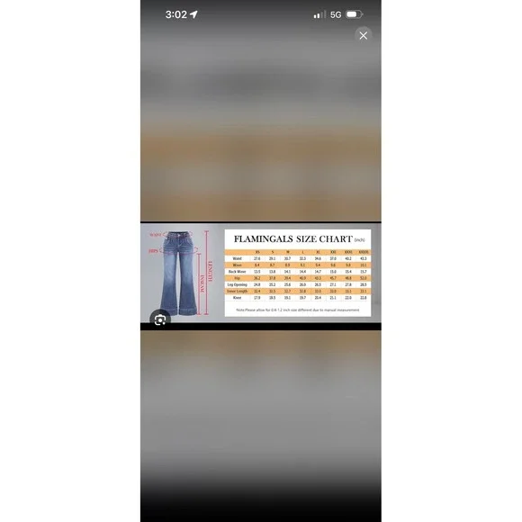 Flamingals Women Medium Wash Denim Wide Leg barrelCarpenter Overalls Blue NWT - Picture 10 of 10